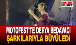 Motofest’te Derya Bedavacı şarkılarıyla büyüledi