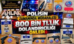 Polisin zamanında müdahalesi 800 bin TL’lik dolandırıcılığı önledi