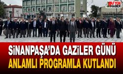 Sinanpaşa’da Gaziler Günü anlamlı programla kutlandı