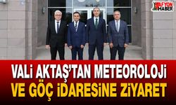 Vali Aktaş’tan Meteoroloji ve Göç İdaresine ziyaret