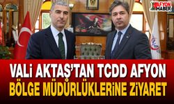 Vali Aktaş’tan TCDD Afyon bölge müdürlüklerine ziyaret