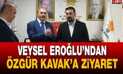 Veysel Eroğlu’ndan Özgür Kavak’a hayırlı olsun ziyareti