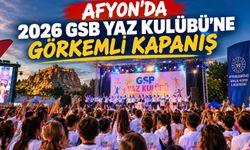 Afyon’da 2026 GSB Yaz Kulübü'ne görkemli kapanış