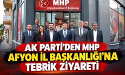 AK Parti’den MHP Afyon İl Başkanlığı’na Tebrik Ziyareti