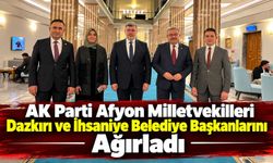 AK Parti Afyon Milletvekilleri Dazkırı ve İhsaniye Belediye Başkanlarını Ağırladı