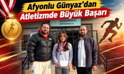 Afyonlu Günyaz’dan atletizmde büyük başarı