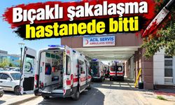 Bıçaklı şakalaşma hastanede bitti