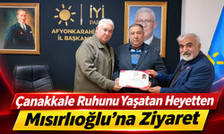 Çanakkale Ruhunu Yaşatan Heyetten Mısırlıoğlu’na Ziyaret