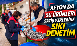 Afyon’da Su Ürünleri Satış Yerlerine Sıkı Denetim