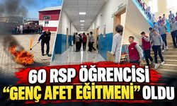 60 RSP öğrencisi “genç afet eğitmeni” oldu