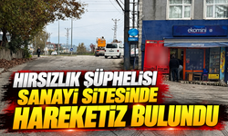 Hırsızlık şüphelisi sanayi sitesinde hareketiz bulundu
