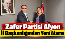 Zafer Partisi Afyon İl Başkanlığından Yeni Atama