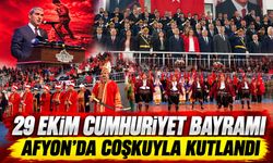 29 Ekim Cumhuriyet Bayramı Afyon'da Coşkuyla Kutlandı
