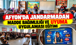 Afyon’da Jandarmadan Madde Bağımlılığı ve UYUMA Uygulaması Eğitimi