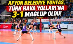 Afyon Belediye Yüntaş, Türk Hava Yolları’na 3-1 Mağlup Oldu