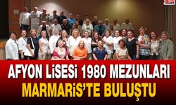 Afyon Lisesi 1980 Mezunları Marmaris’te Buluştu