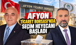 Afyon Ticaret Borsası’nda seçim heyecanı başladı