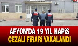 Afyon’da 19 yıl hapis cezalı firari yakalandı