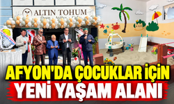 Afyon’da çocuklar için yeni yaşam alanı