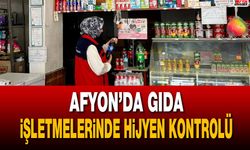Afyon’da gıda işletmelerinde hijyen kontrolü