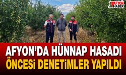 Afyon’da hünnap hasadı öncesi denetimler yapıldı
