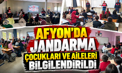 Afyon’da jandarma çocukları ve aileleri bilgilendirildi