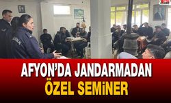 Afyon’da jandarmadan silah ruhsatı sahiplerine seminer
