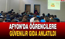 Afyon’da öğrencilere güvenilir gıda anlatıldı
