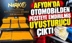 Afyon'da otomobilden peçeteye emdirilmiş uyuşturucu çıktı
