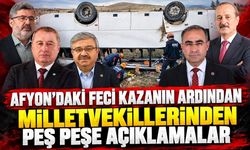 Afyon’daki Feci Kazanın Ardından Milletvekillerinden Peş Peşe Açıklamalar