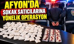 Afyon’da sokak satıcılarına yönelik operasyon