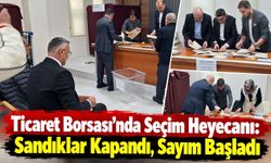 Ticaret Borsası’nda seçim heyecanı: Sandıklar kapandı, sayım başladı