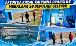Afyon'da Kırsal Kalkınma Projesi ile meralara su depoları geliyor