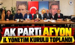 AK Parti Afyonkarahisar İl Yönetim Kurulu Toplandı
