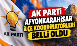 AK Parti Afyonkarahisar İlçe Koordinatörleri belli oldu
