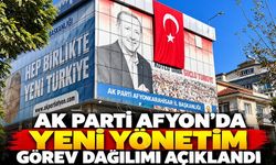 AK Parti Afyon’da Yeni Yönetim Görev Dağılımı Açıklandı