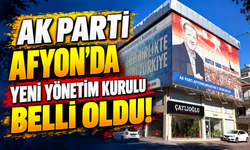 AK Parti Afyon’da Yeni Yönetim Kurulu belli oldu!