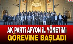 AK Parti Afyonkarahisar İl Yönetimi görevine başladı