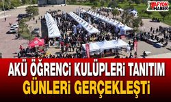 AKÜ öğrenci kulüpleri tanıtım günleri gerçekleşti