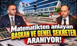 Matematikten anlayan Başkan ve Genel Sekreter aranıyor!
