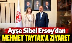Ayşe Sibel Ersoy’dan Mehmet Taytak’a ziyaret