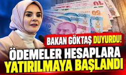 Bakan Göktaş duyurdu! Ödemeler hesaplara yatırılmaya başlandı