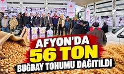 Afyon'da 56 Ton Buğday Tohumu Dağıtıldı