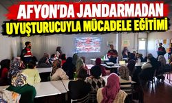 Afyon’da jandarmadan uyuşturucuyla mücadele eğitimi