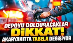 Depoyu dolduracaklar dikkat! Akaryakıtta tabela değişiyor