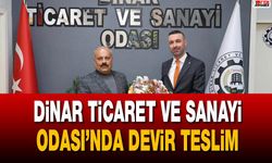 Dinar Ticaret ve Sanayi Odası’nda Devir Teslim