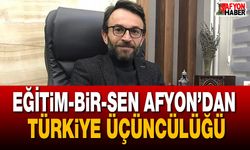 Eğitim-Bir-Sen Afyon’dan Türkiye üçüncülüğü