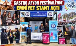 Gastro Afyon Festivali’nde emniyet stant açtı