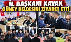 İl Başkanı Kavak Güney Beldesini ziyaret etti