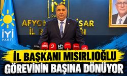 İl Başkanı Mısırlıoğlu görevinin başına dönüyor